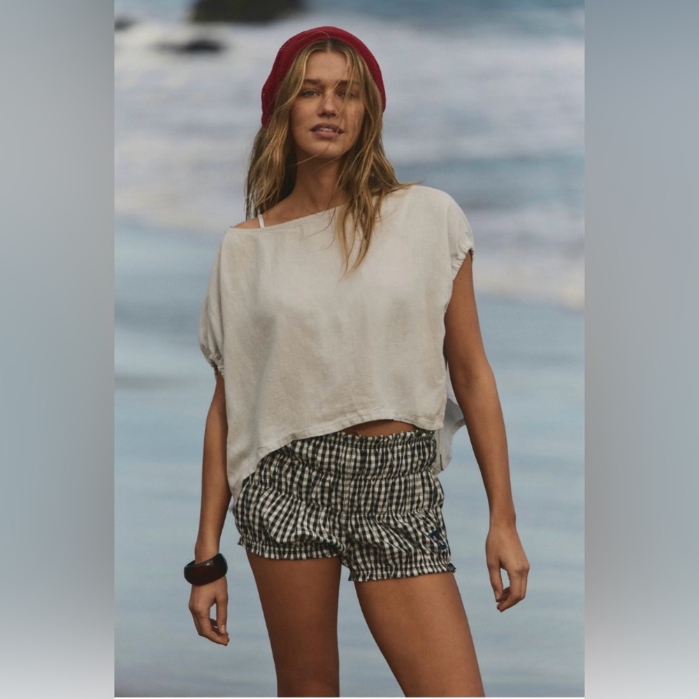 Free People ~ Free-est In-House Collection ~ Luna Linen Top ~ * NWT * - Picture 7 of 12